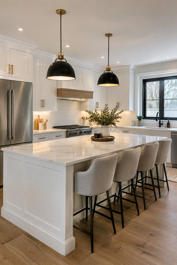 Modern renovated kitchen representing SIR Renovation Group kitchen renovation services