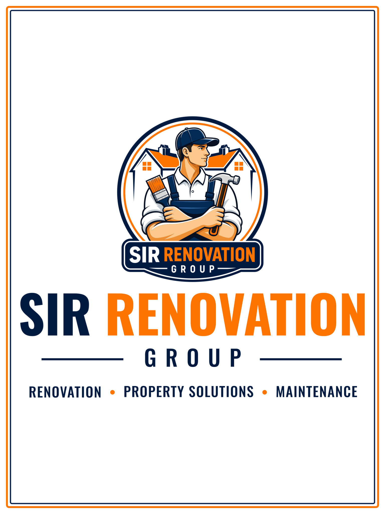 SIR Renovation Group brand identity
