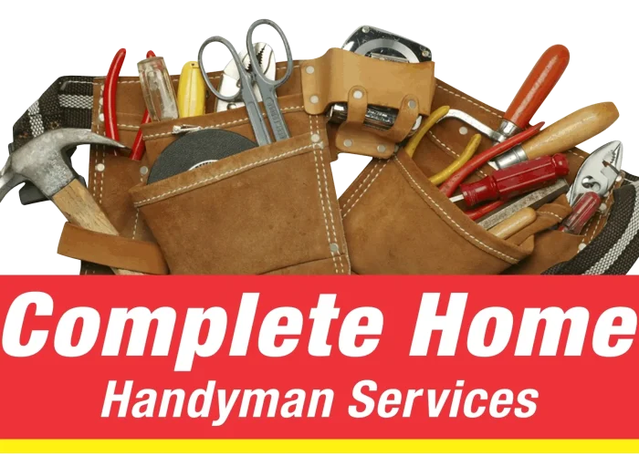 complete home logo with toolbelt centre top